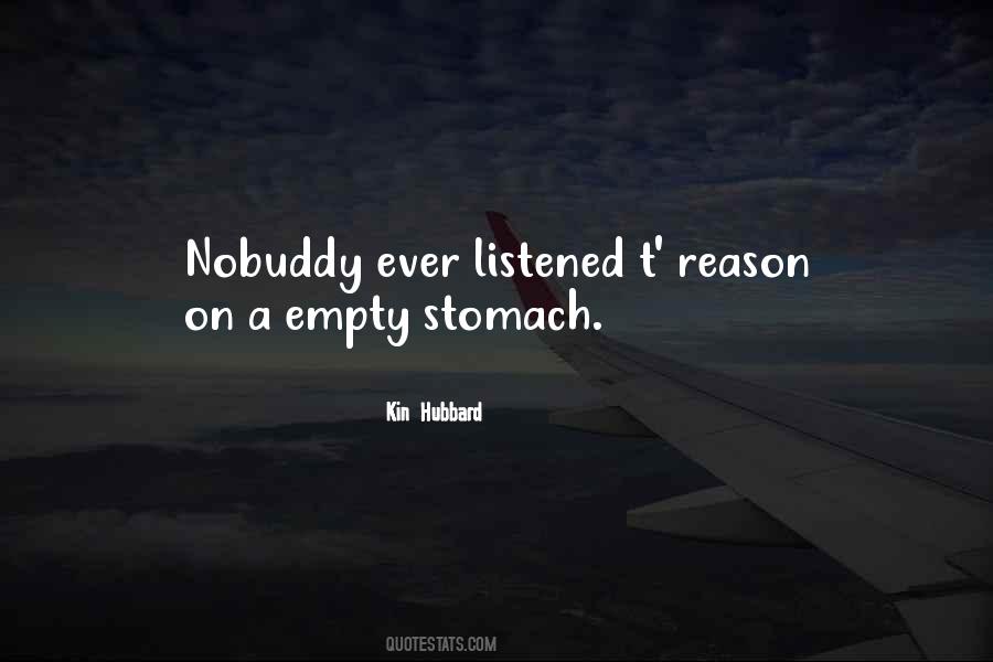 Quotes About Empty Stomach #483611