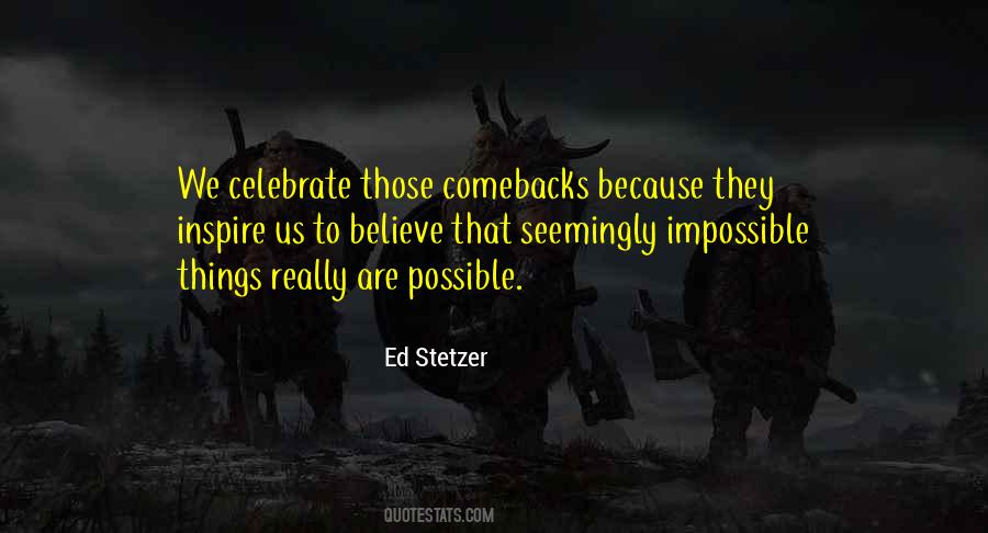 Quotes About Comebacks #1755641
