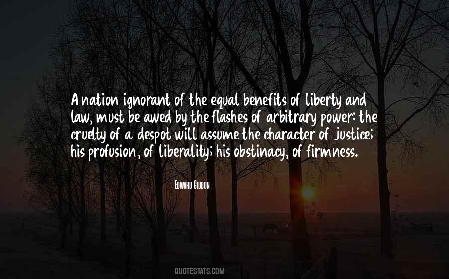 Quotes About Liberality #1775511