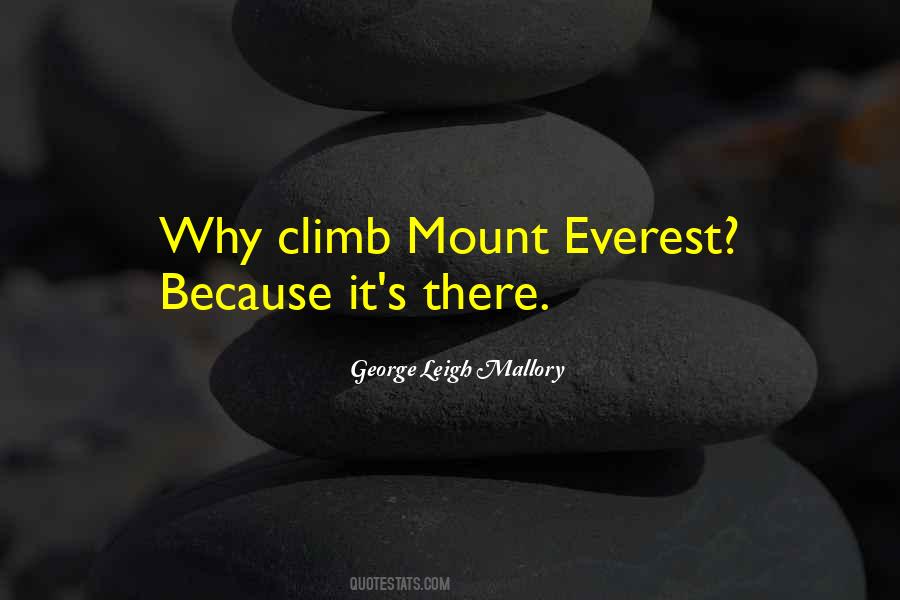Quotes About Mt Everest #1674307