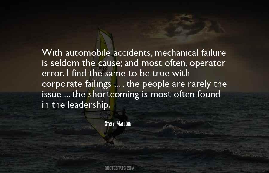 Failure In Leadership Quotes #1724409