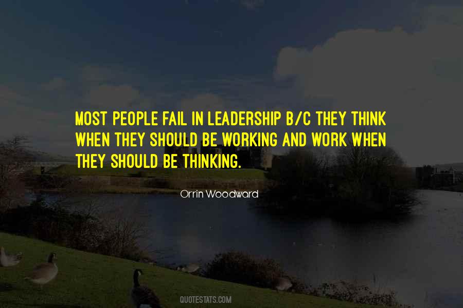 Failure In Leadership Quotes #623230