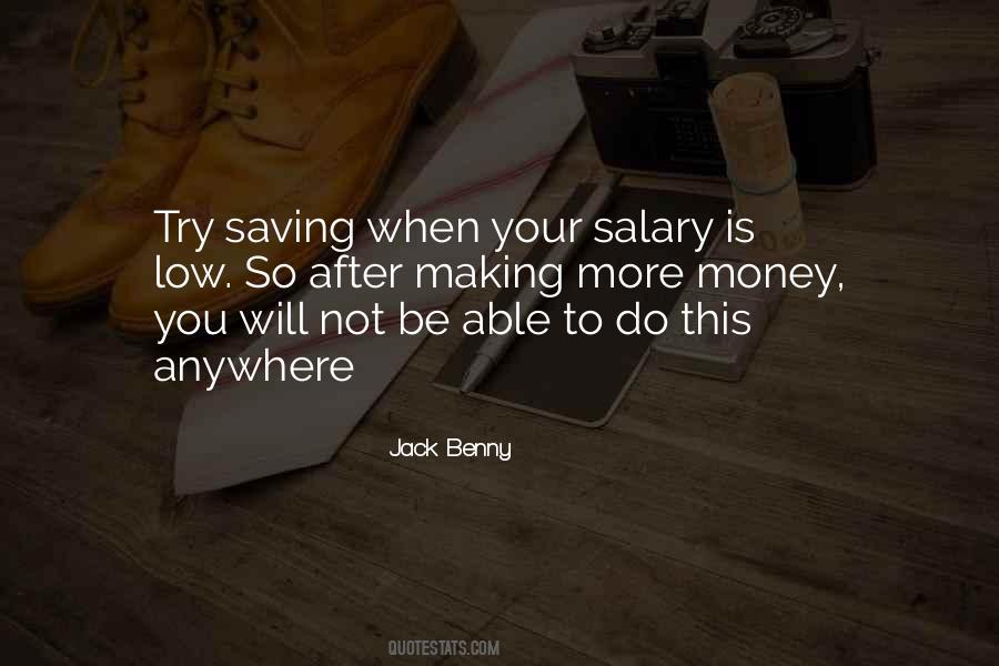 Quotes About Not Saving Money #864276