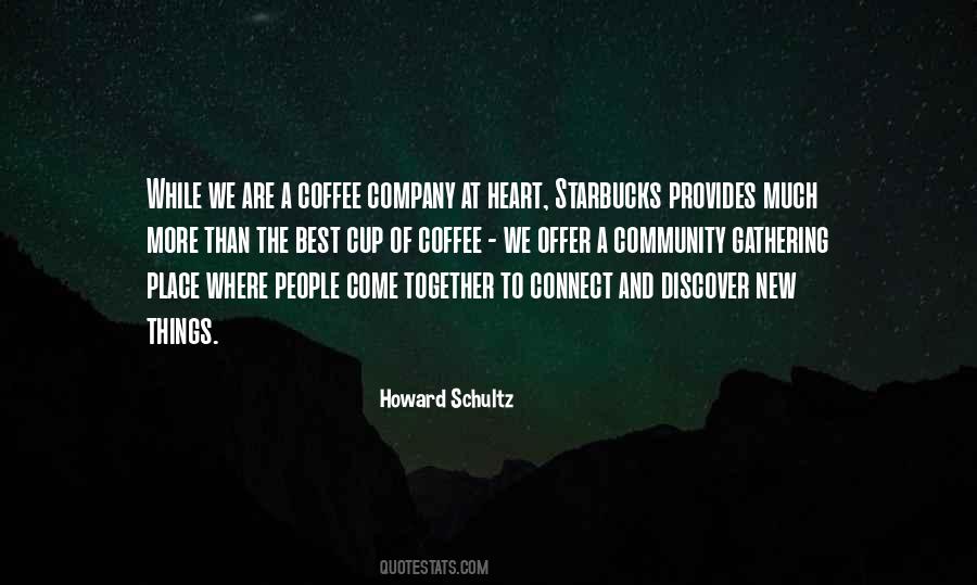 Quotes About Coffee And Community #172670