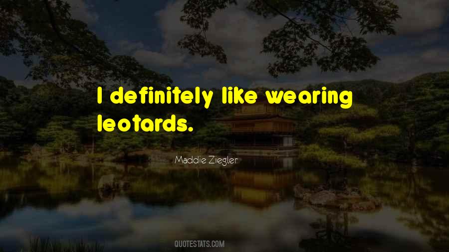 Quotes About Leotards #714584