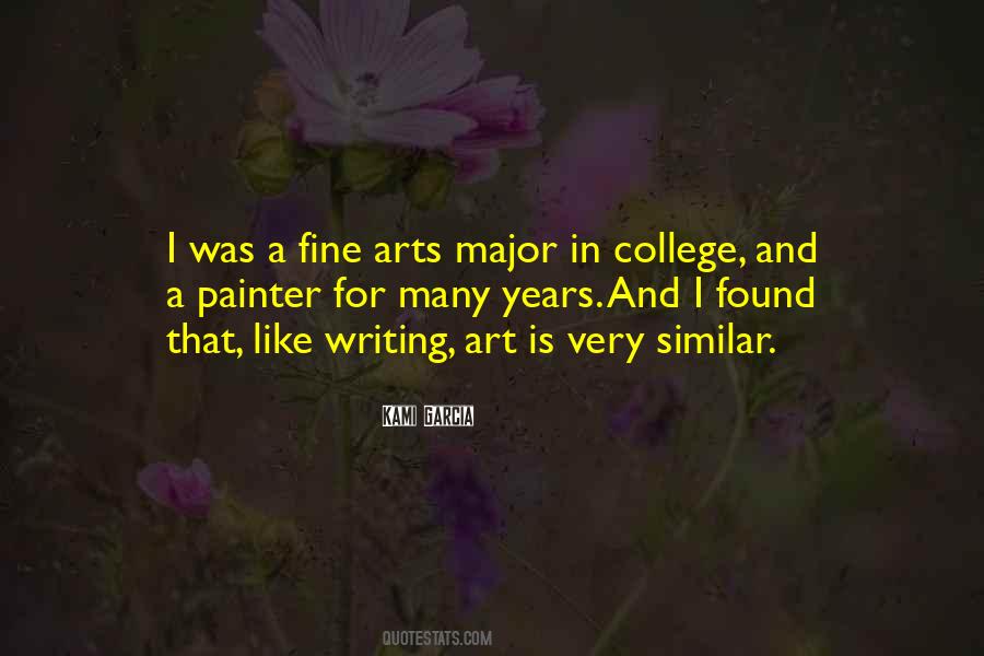 Quotes About Fine Arts #525291