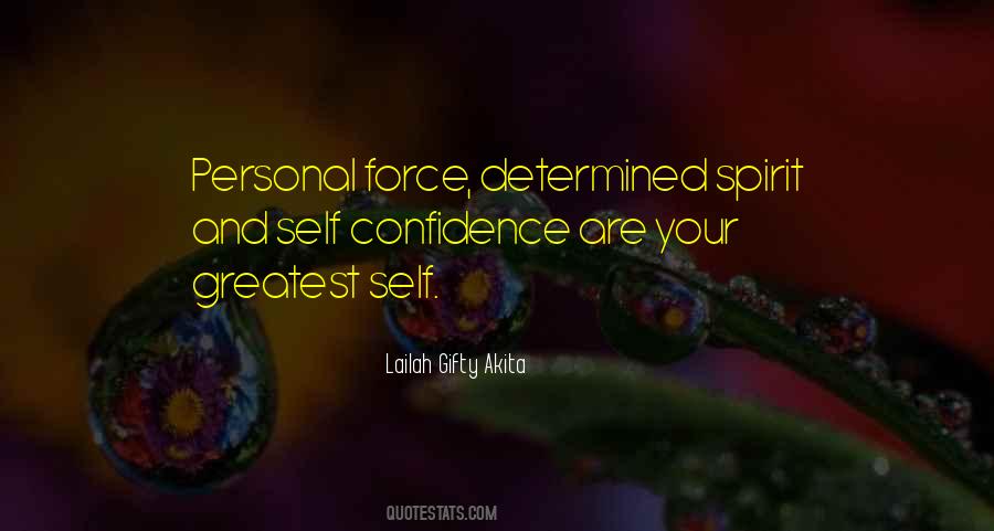 Determined Spirit Quotes #1576791