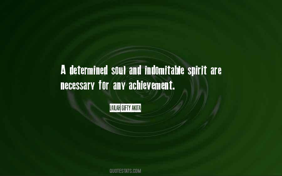 Determined Spirit Quotes #960668