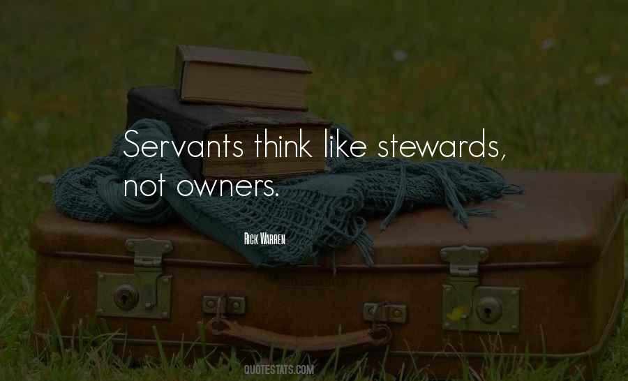 Quotes About Stewards #1878996