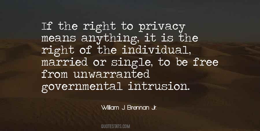 Quotes About Right To Privacy #1212713