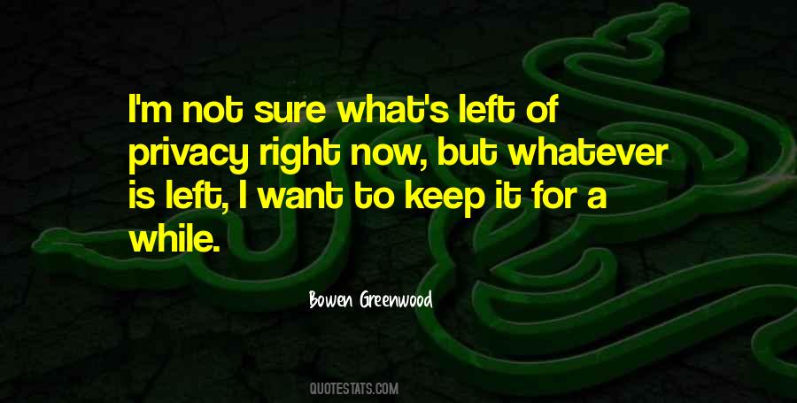 Quotes About Right To Privacy #1667942