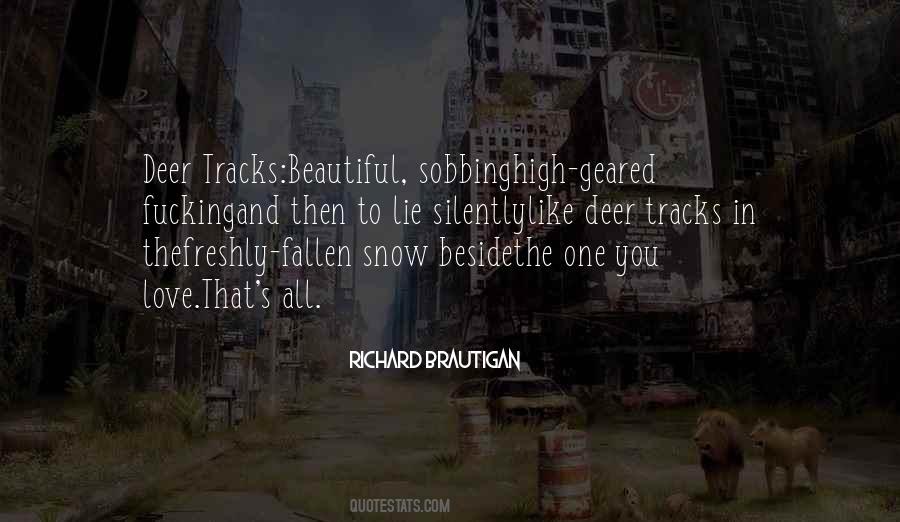 Love And Snow Quotes #1004100