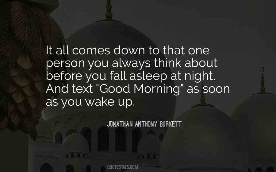 Quotes About Wake Up Love #100734