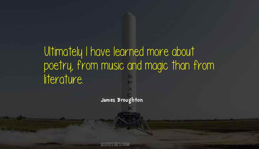 Quotes About Literature And Music #739626