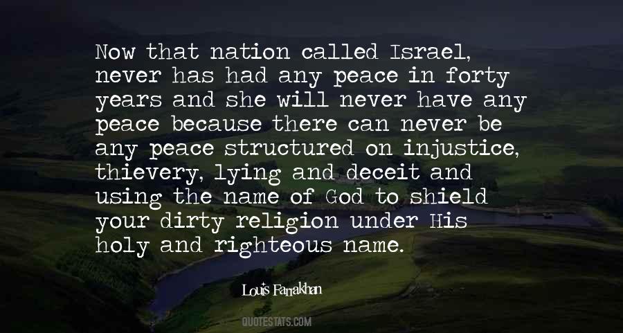 Never Any Peace Quotes #1487431
