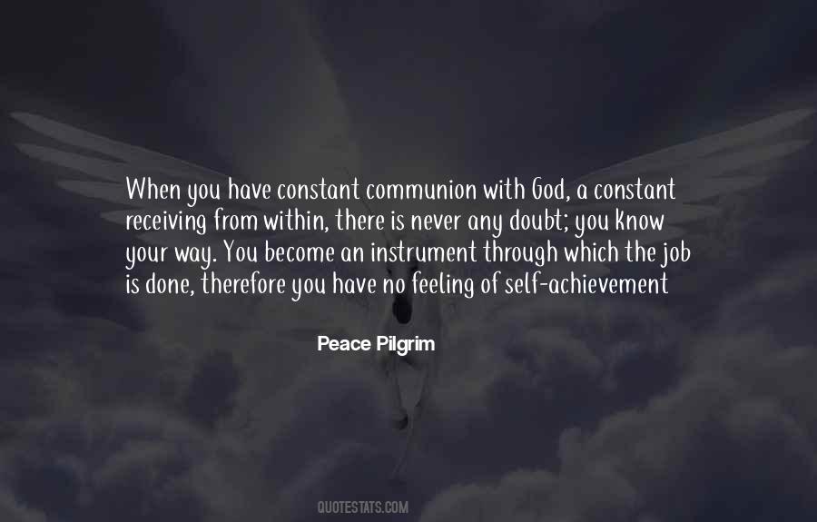 Never Any Peace Quotes #1611187