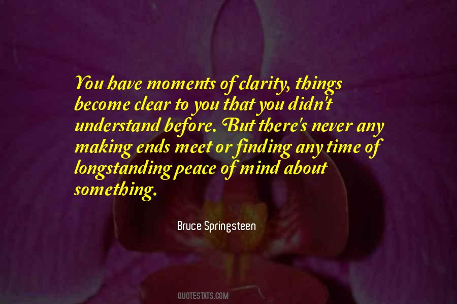 Never Any Peace Quotes #796416