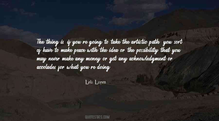 Never Any Peace Quotes #804091