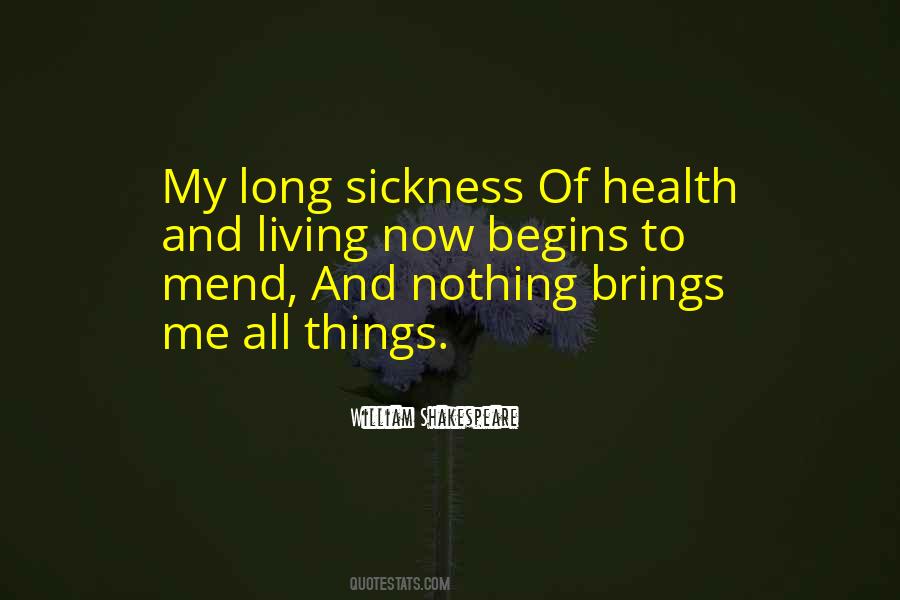 Quotes About Health And Sickness #1726895