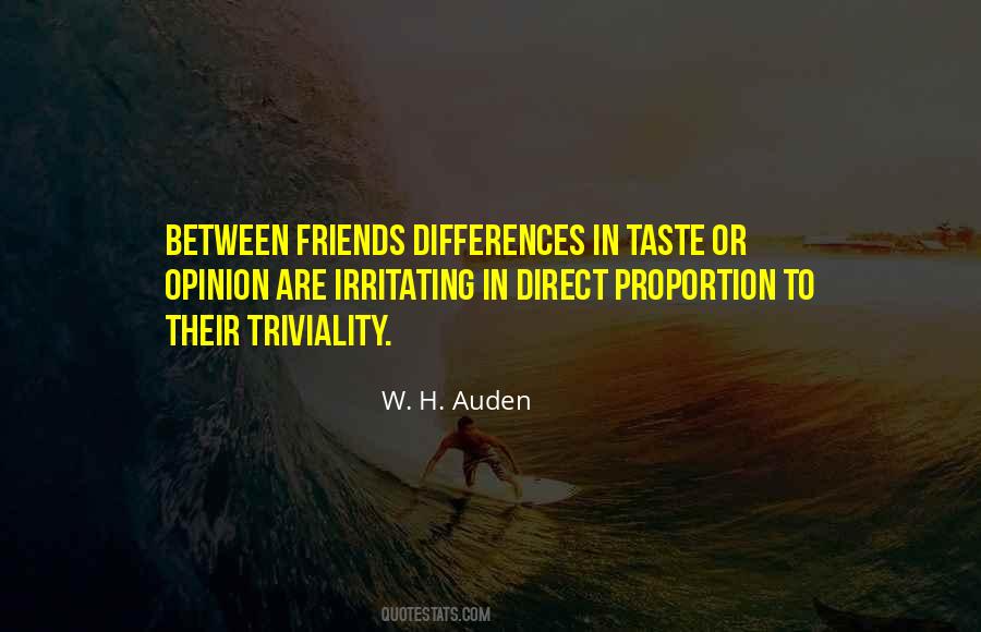 Quotes About Differences Between Friends #139338