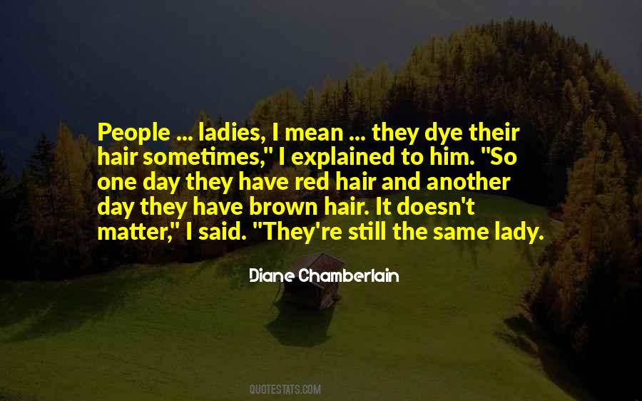 Quotes About Hair Dye #488555