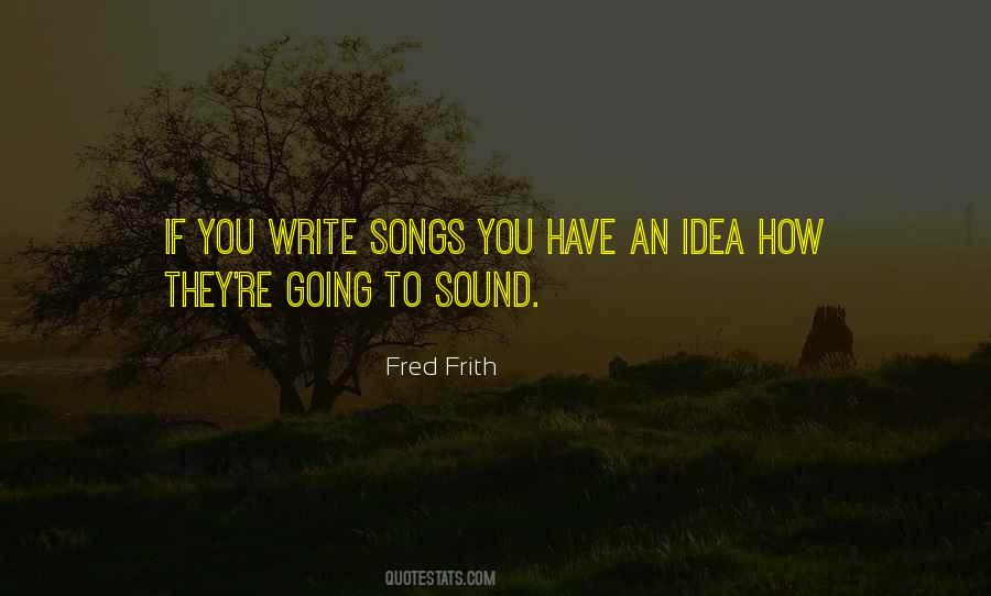 Songs Sound Quotes #852972