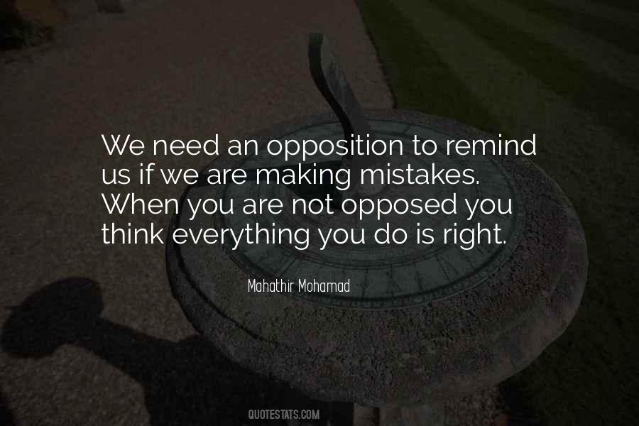 Quotes About Opposition #1410581