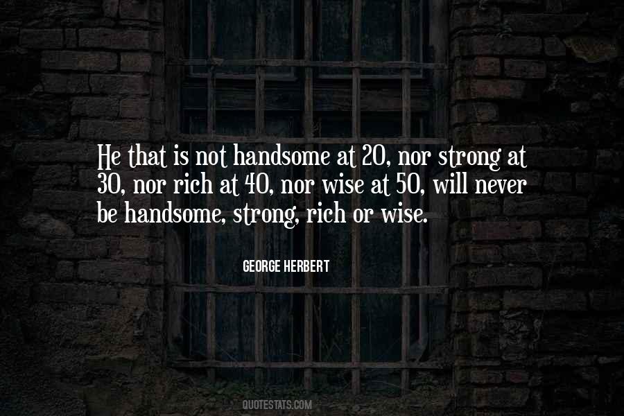 Not Handsome Quotes #963076