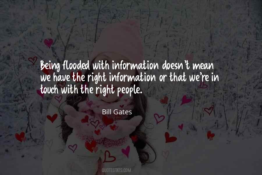 Right Information Quotes #1550181