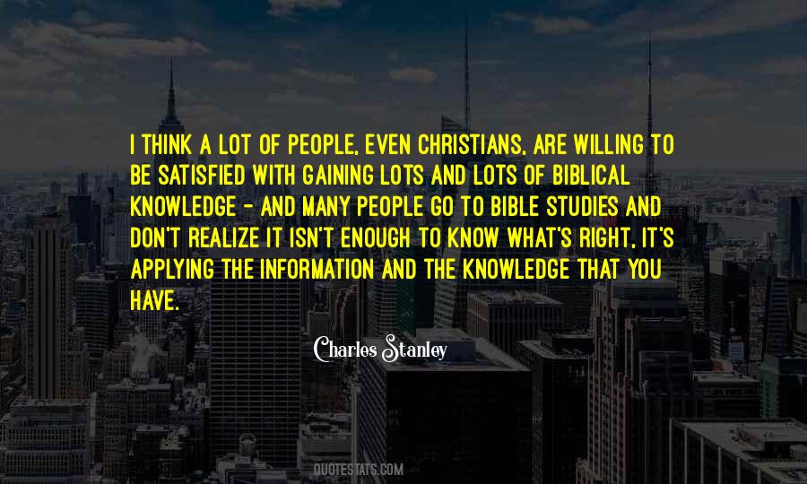 Right Information Quotes #523840