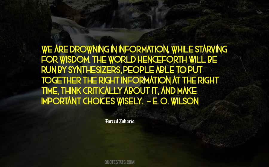 Right Information Quotes #826078