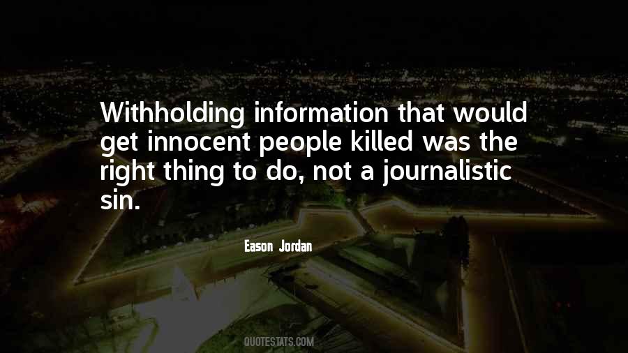Right Information Quotes #94791