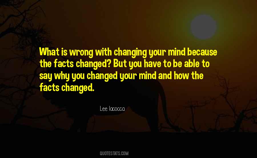 Quotes About You Changed #1375879