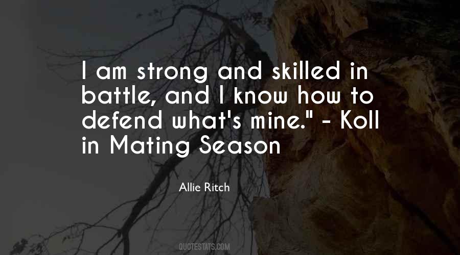 Quotes About Mating #1116455