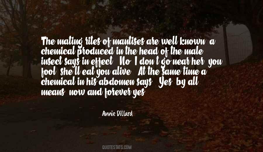 Quotes About Mating #864259