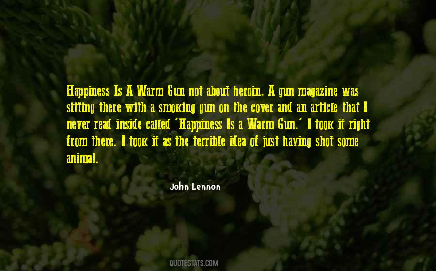 Gun Shot Quotes #1827656
