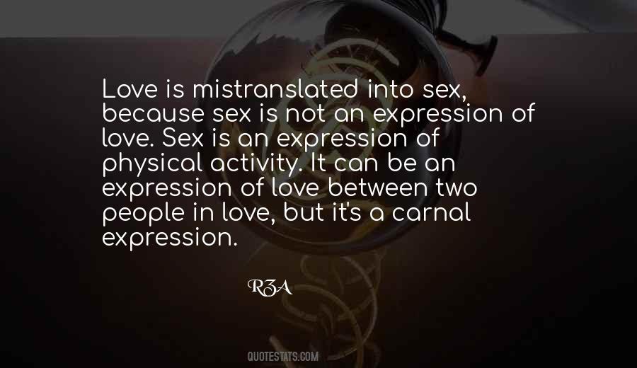 Quotes About Expression Of Love #114607