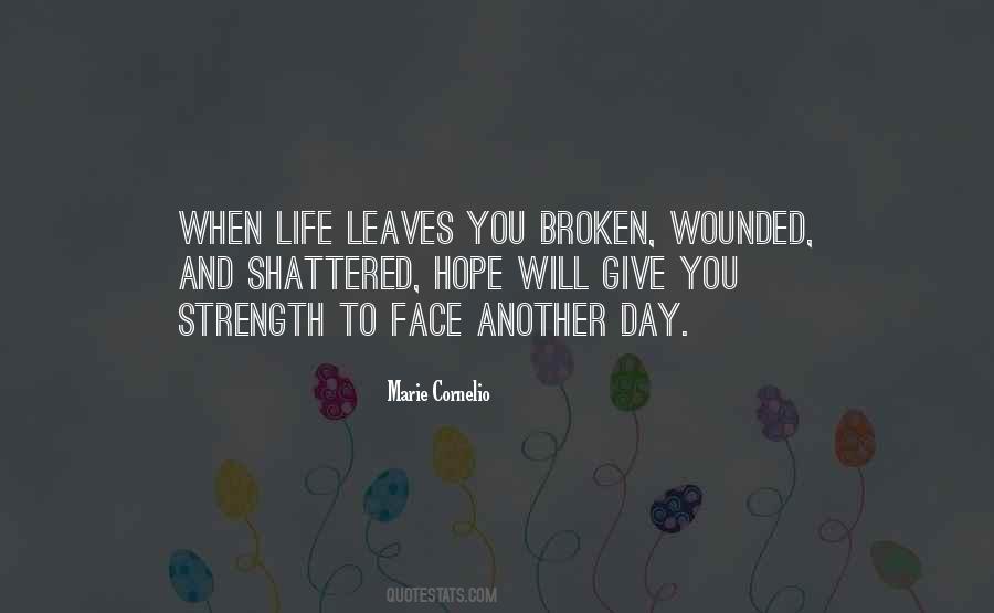 Broken Life Quotes #90722