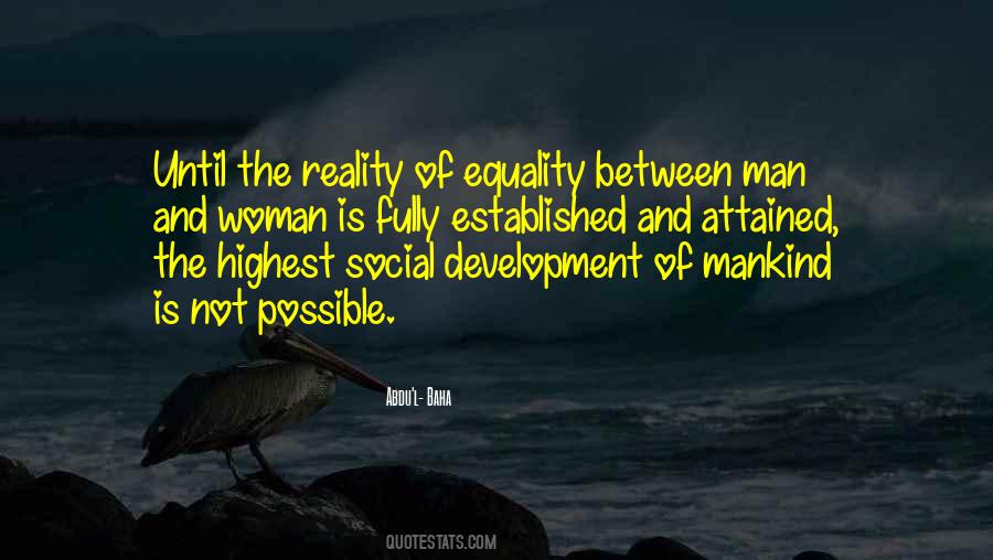 Quotes About Equality Between Man And Woman #1564723