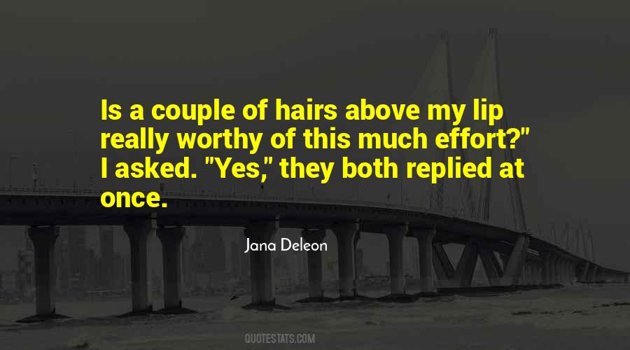 Quotes About Hairs #56370
