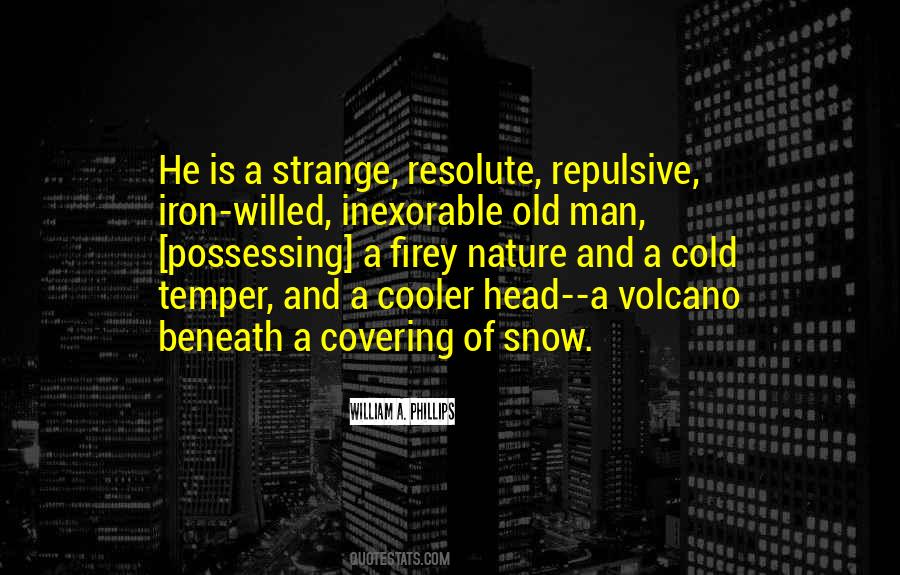 Quotes About Cold Man #374197