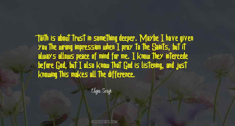 Listening For God Quotes #1294915