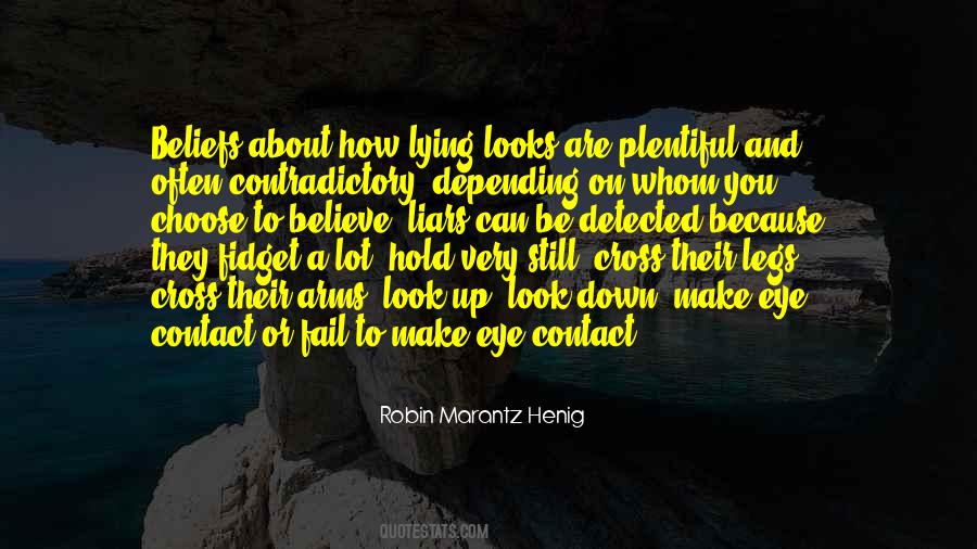 Quotes About Eye Contact #413565