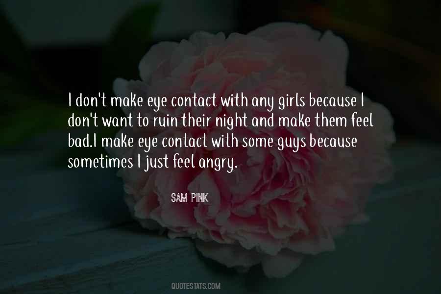 Quotes About Eye Contact #450106