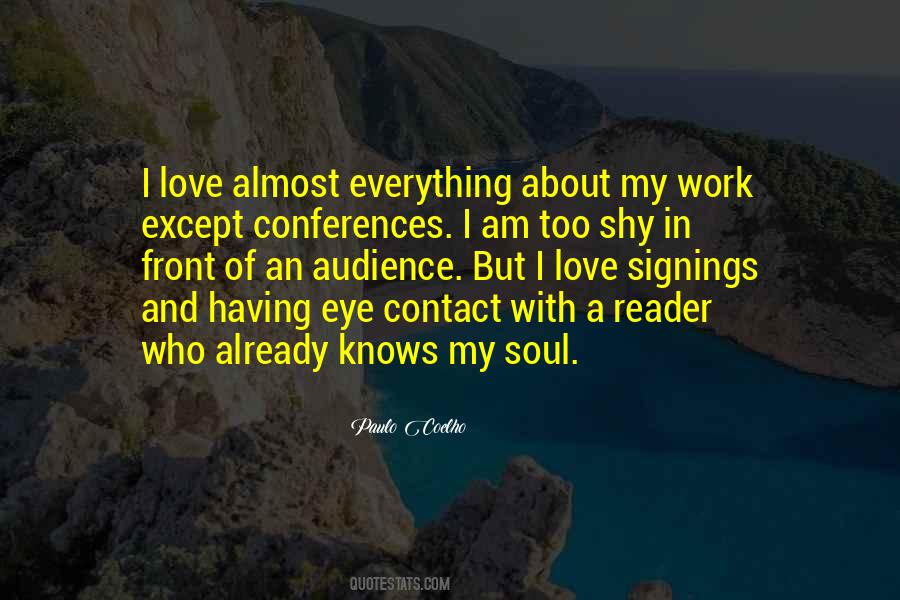 Quotes About Eye Contact #608635