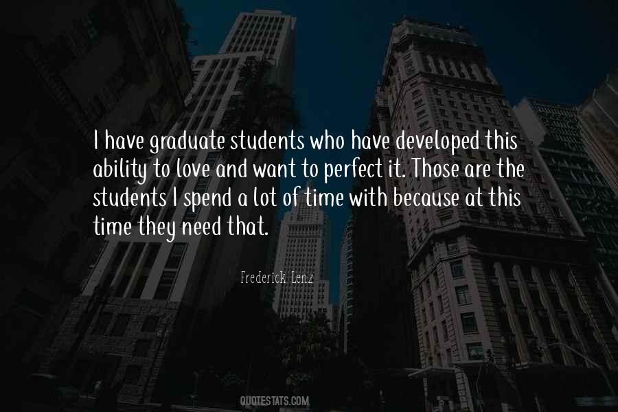 Quotes About Graduate Students #514749