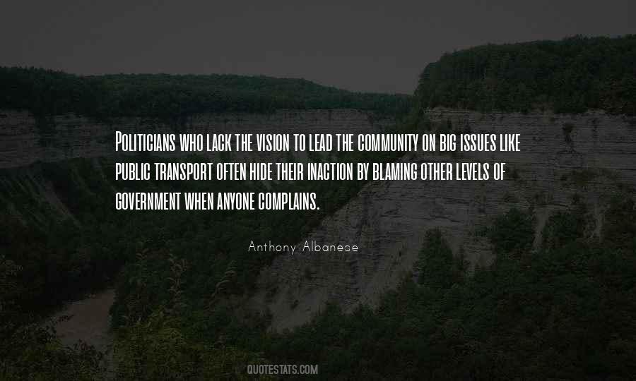 Politicians Blaming Politicians Quotes #895761