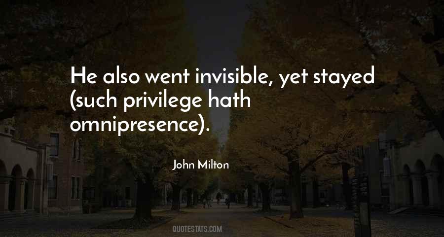 Quotes About Omnipresence #1703351