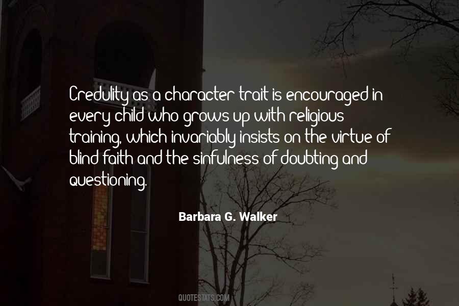 Quotes About Blind Faith #1160617