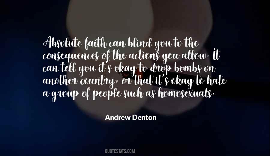 Quotes About Blind Faith #4289